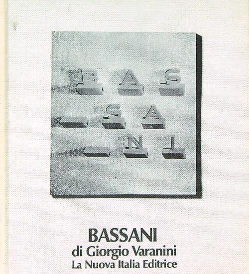 Bassani - Giorgio Varanini - copertina