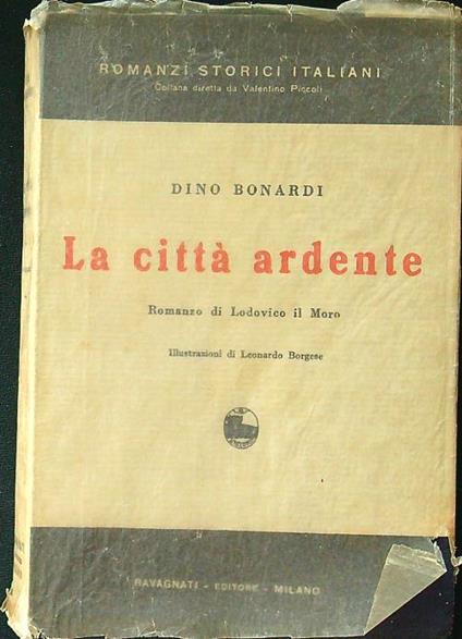 La città ardente - Dino Bonardi - copertina