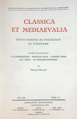 Classica et mediaevalia Vol XX/Fasc 1-2