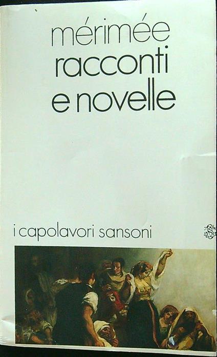 Racconti e novelle - Prosper Mérimée - copertina