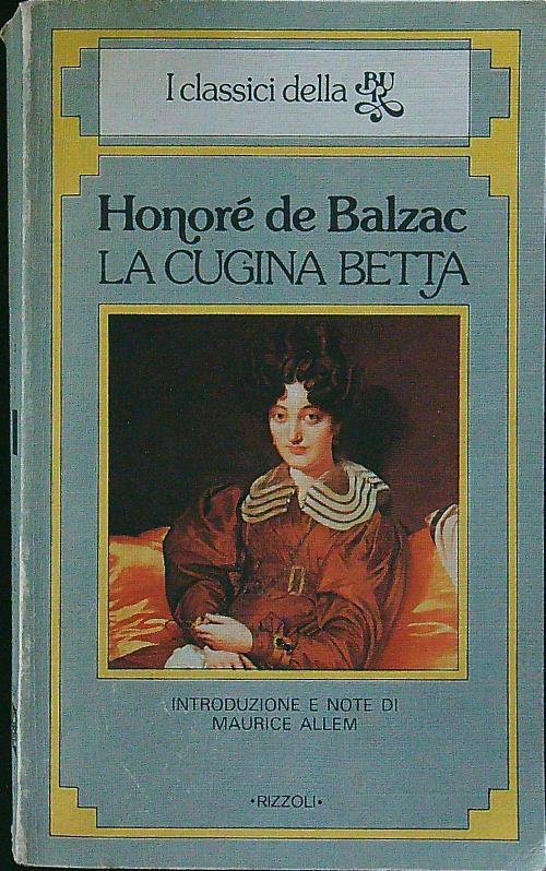 La cugina Betta - Honoré de Balzac - copertina