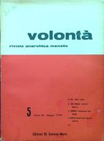 Volontà - Anno XII n. 5/Maggio 1959