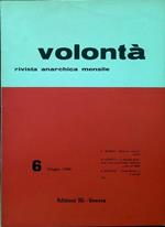 Volontà - Anno XIX n. 6/Giugno 1966