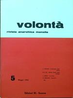 Volontà - Anno XVII n. 5/Maggio 1964