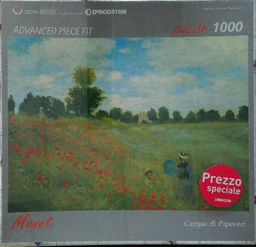 Puzzle 1000 pz - Monet: Campo di papaveri - copertina