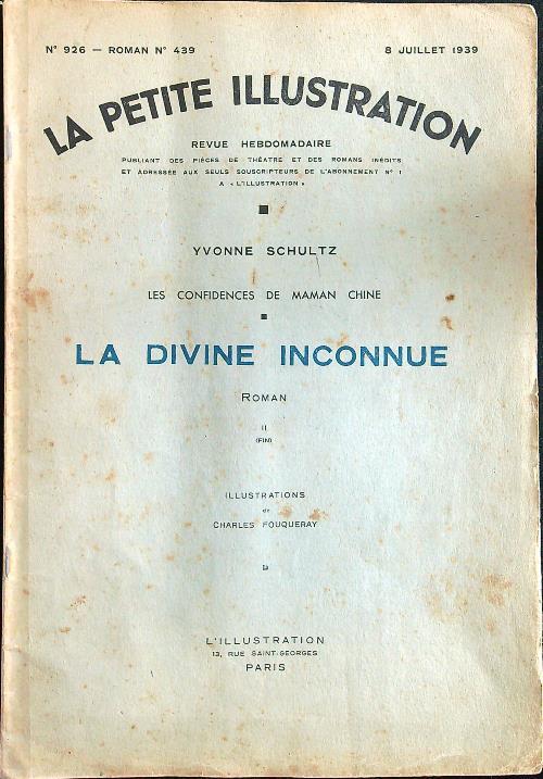 La divine inconnue II - copertina