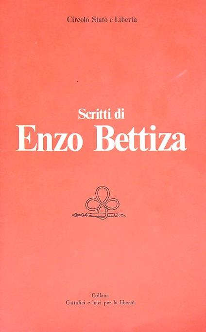 Scritti di Enzo Bettiza - copertina