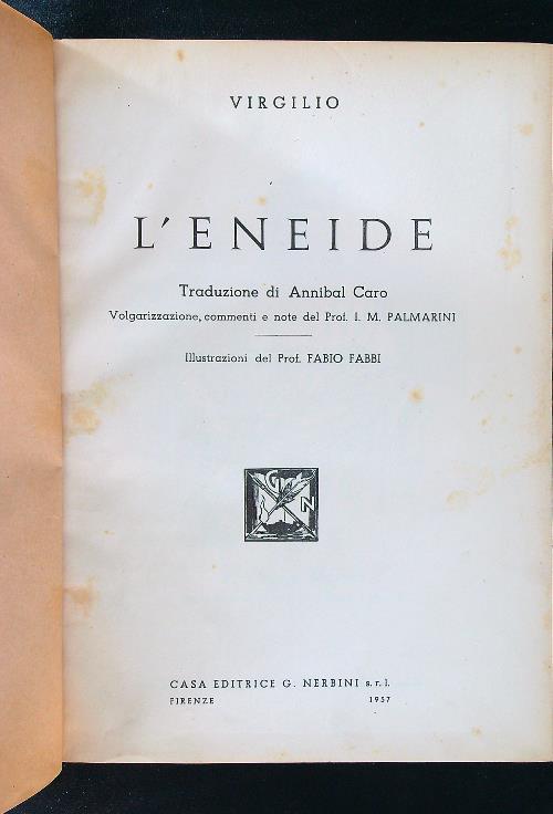 L' Eneide - Virgilio - copertina