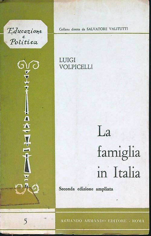 La famiglia in Italia - Luigi Volpicelli - copertina