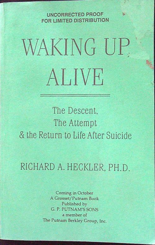 Waking up alive - Richard Heckler - copertina