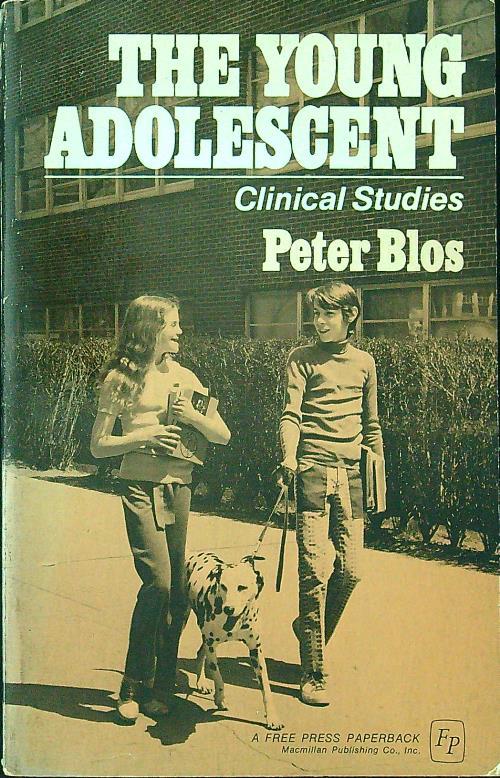 The young adolescent - Peter Blos - copertina