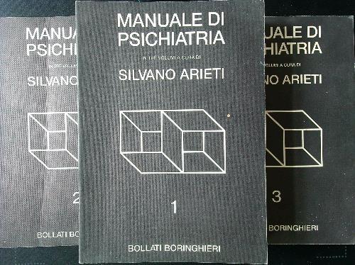 Manuale di psichiatria 3 vv - Silvano Arieti - copertina