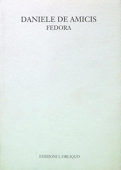 Fedora - Daniele De Amicis - copertina