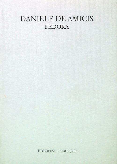 Fedora - Daniele De Amicis - copertina