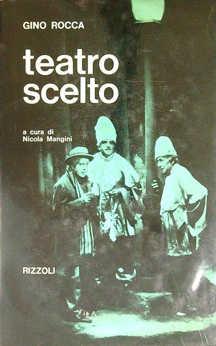 Teatro scelto - Gino Rocca - copertina