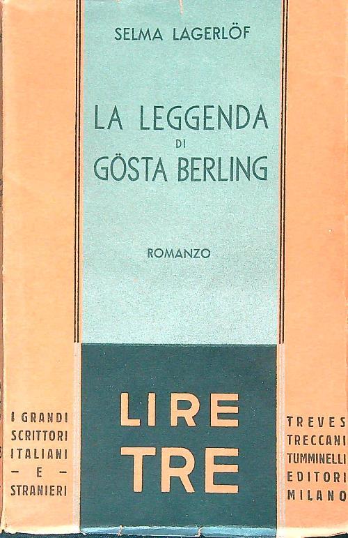 La leggenda di Gosta Berling - Selma Lagerlof - copertina