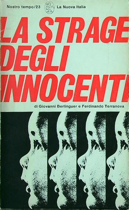 La strage degli innocenti - Enrico Berlinguer - copertina