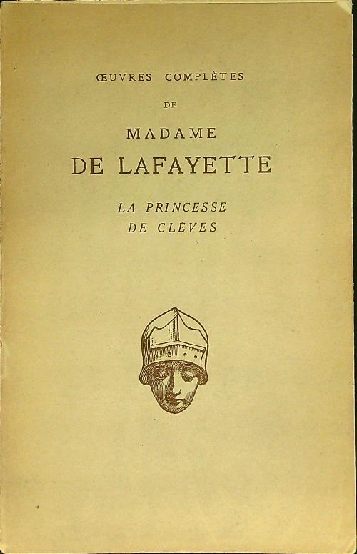 La princesse de Cleves - M. Madeleine La Fayette - copertina