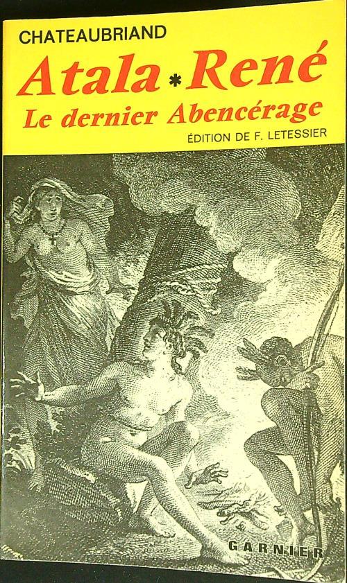 Atala - Renè - Le dernier Abencerage - François-René de Chateaubriand - copertina