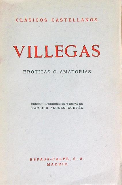 Eroticas o Amatorias - copertina