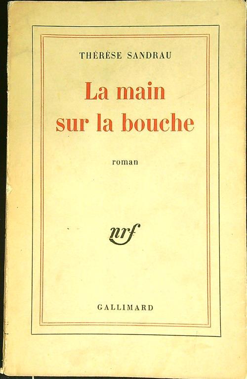 La main sur la bouche - copertina