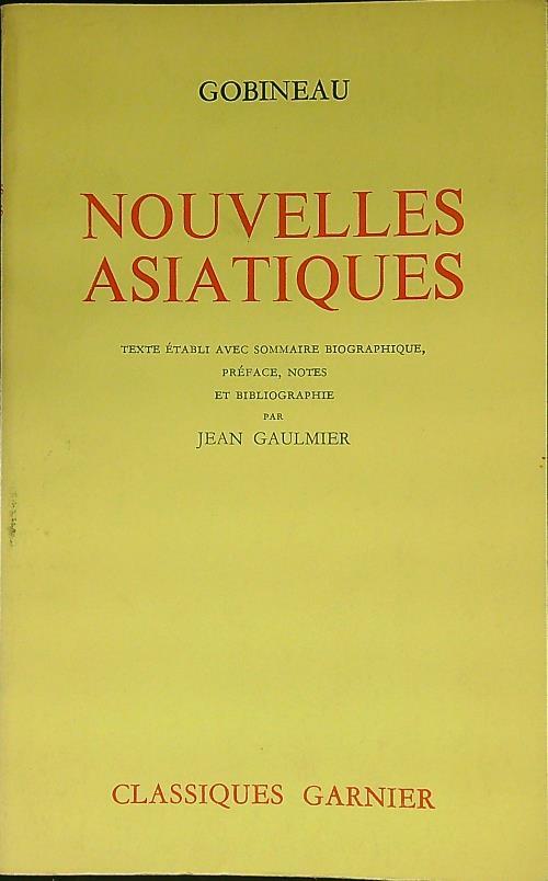 Nouvelles asiatiques - Arthur de Gobineau - copertina
