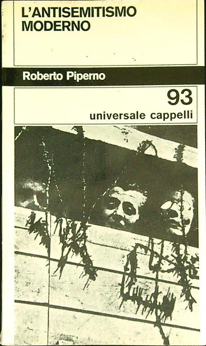 L' antisemitismo moderno - Roberto Piperno - copertina