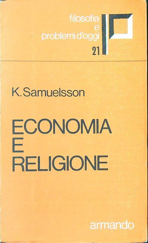 Economia e religione - copertina