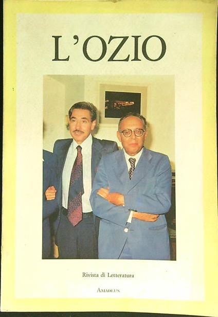 L' ozio n. 1/maggio-agosto 1986 - copertina