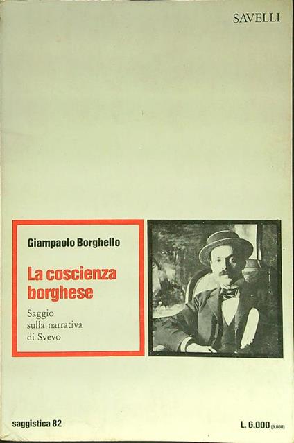 La coscienza borghese - Giampaolo Borghello - copertina