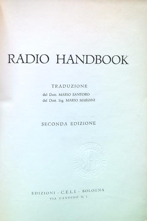 Radio Handbook - copertina