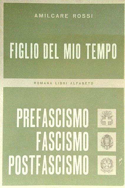 Figlio del mio tempo - copertina