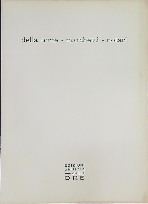 Della Torre Marchetti Notari - copertina