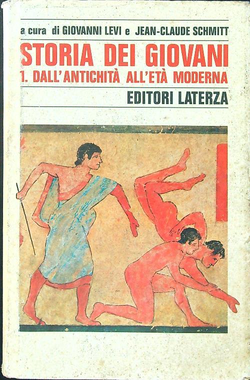 Storia dei giovani 1 Dall'antichità all'età moderna - G. Levi - copertina