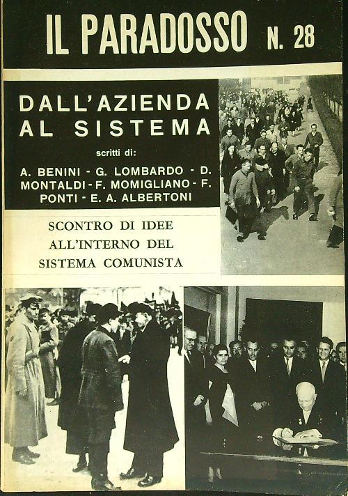 Il Paradosso n. 28/ottobre-dicembre 1961 - copertina