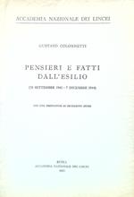 Pensieri e fatti dall'esilio