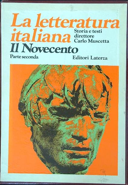 La letteratura Italiana 9 Parte 2 Il Novecento - Carlo Muscetta - copertina