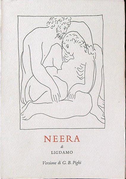 Neera di Ligdamo - copertina