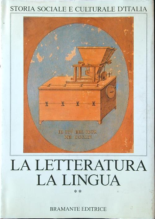 La letteratura, la lingua vol. II - copertina