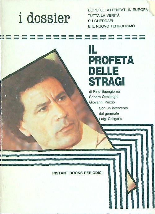 Il profeta delle stragi - copertina