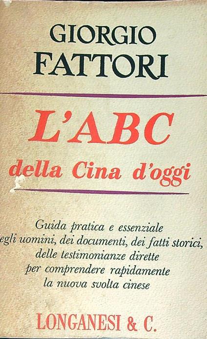 L' ABC della Cina d'oggi - Giorgio Fattori - copertina