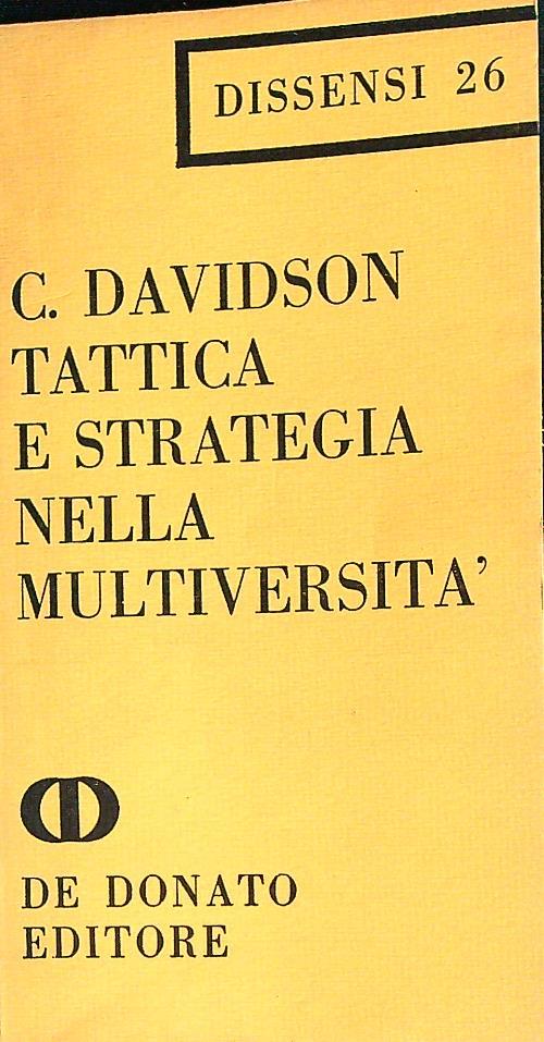 Tattica e strategia nella multiversità - copertina