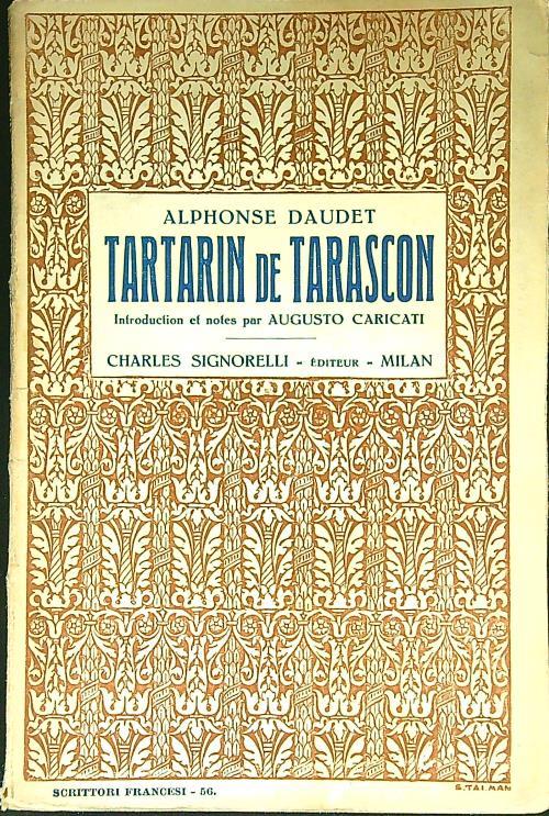 Tartarin de Tarascon - Alphonse Daudet - copertina