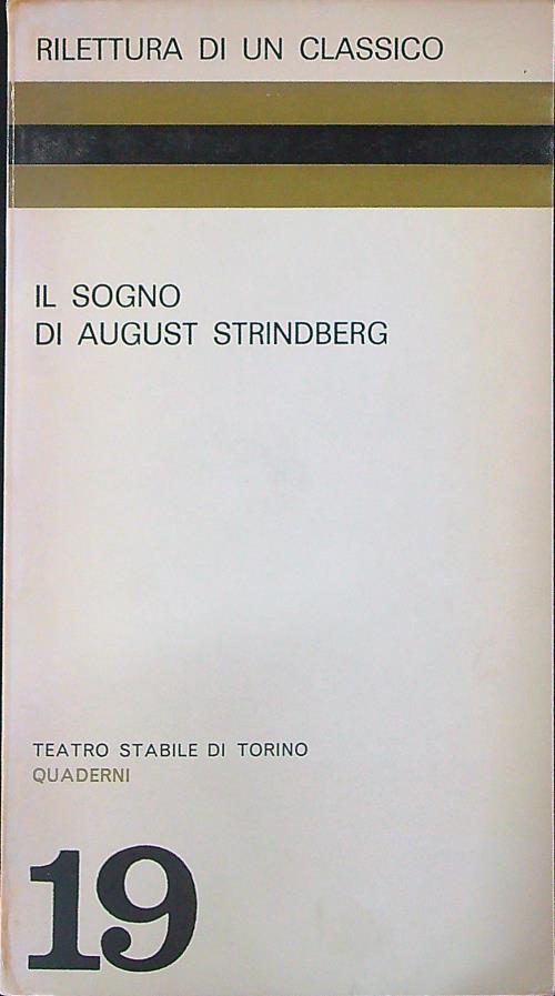 Il sogno - August Strindberg - copertina