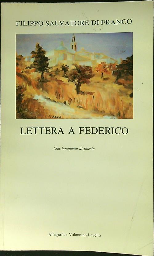 Lettera a Federico - copertina