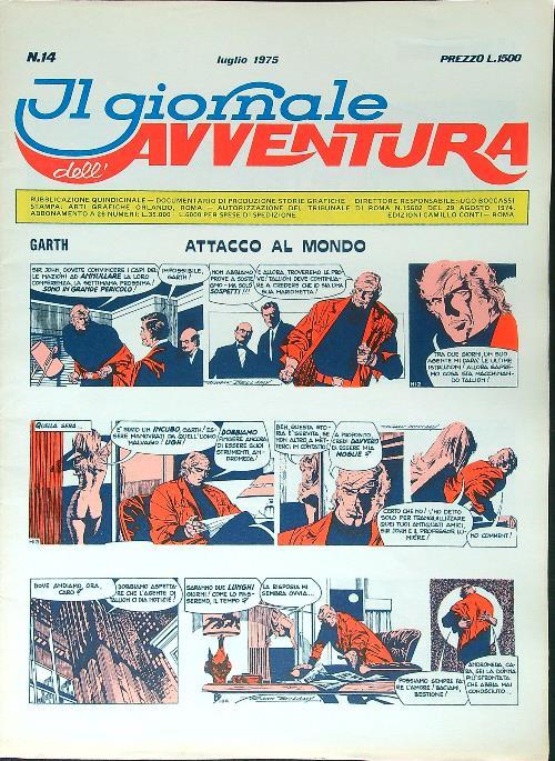 Il giornale dell'avventura n. 14/luglio 1975 - copertina