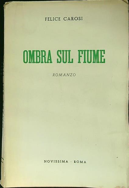 Ombra sul fiume - copertina