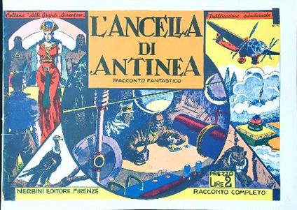 L' ancella di Antinea - copertina