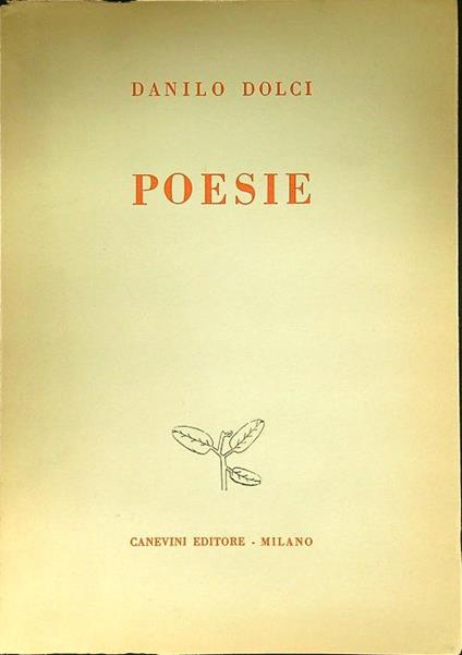 Poesie - Danilo Dolci - copertina