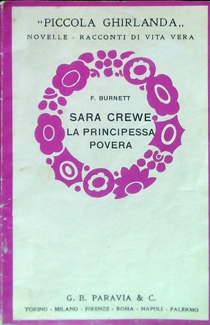 Sara Crewe. La principessa povera - copertina